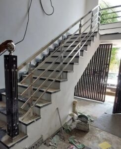 stairs steel railing chittorgarh